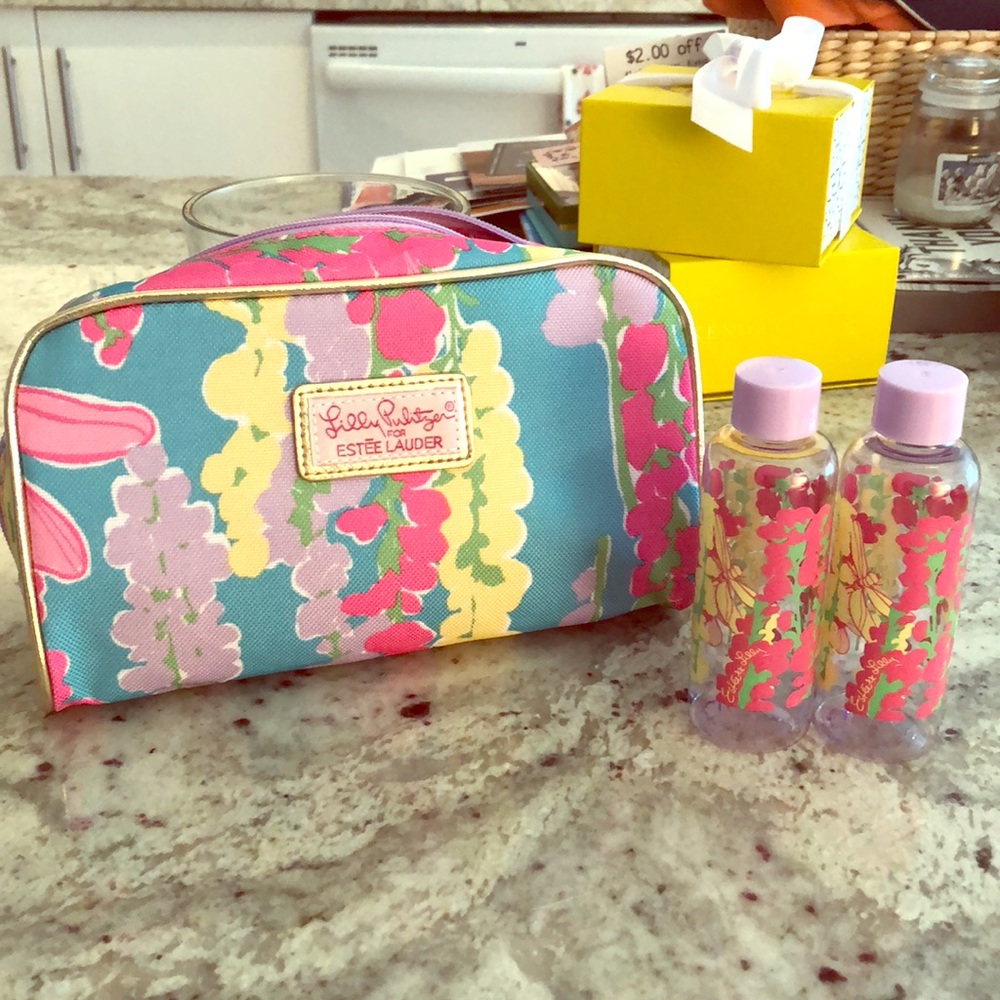 Lilly Pulitzer for Estée Lauder make up bag